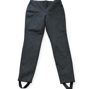 Style & Co Gray Stretch Slacks w Footstraps M
